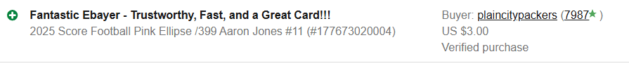 Basement Hits eBay feedback screenshot 50
